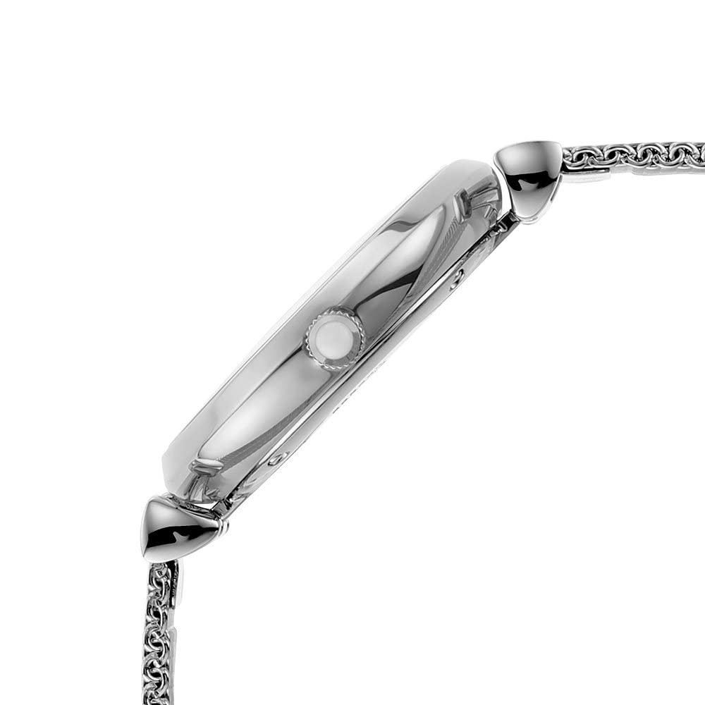 Emporio Armani Gianni T Bar Mother of Pearl Dial Silver Steel Strap Watch For Women - AR1955 Buy Now By Emporio Armani