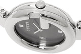 Gucci Guccissima Black Dial Silver Steel Strap Watch For Women - YA134301 Buy Now By Gucci