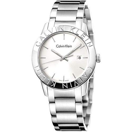 Calvin Klein Steady Silver Dial Silver Steel Strap Watch for Women - K7Q21146 Buy Now By Calvin Klein