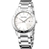 Calvin Klein Steady Silver Dial Silver Steel Strap Watch for Women - K7Q21146 Buy Now By Calvin Klein