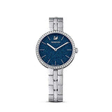Swarovski Cosmopolitan Blue Dial Silver Steel Strap Watch for Women - 5517790 Buy Now By Swarovski