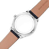 Michael Kors Benning Three Hand Silver Dial Blue Leather Strap Watch For Men - MK8930 Buy Now By Michael Kors