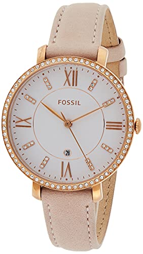 Fossil Jacqueline White Dial Pink Leather Strap Watch for Women - ES4303 Buy Now By Fossil