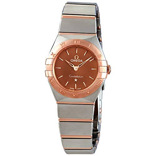 Omega Constellation Quartz Brown Dial Silver Steel Strap Watch for Women - 131.20.25.60.13.001 Buy Now By Omega