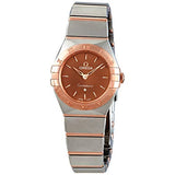 Omega Constellation Quartz Brown Dial Silver Steel Strap Watch for Women - 131.20.25.60.13.001 Buy Now By Omega