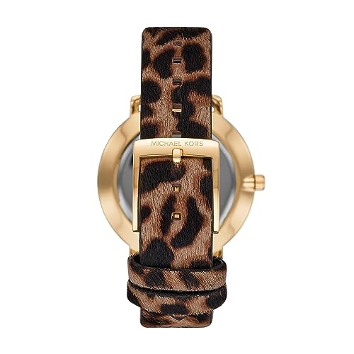Michael Kors Pyper Three-Hand White Dial Cheetah Print Leather Strap Watch for Women - MK4751 Buy Now By Michael Kors