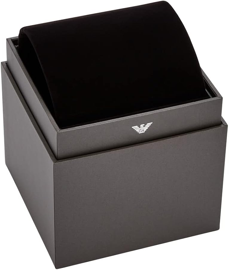 Emporio Armani Meccanico Black Dial Black Steel Strap Watch For Men - AR60058 Buy Now By Emporio Armani