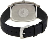 Emporio Armani Epsilon Quartz Black Dial Black Leather Strap Watch For Men - AR2490 Buy Now By Emporio Armani