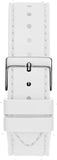 Guess Princess Crystals Silver Dial White Silicone Strap Watch For Women - GW0439L1 Buy Now By Guess