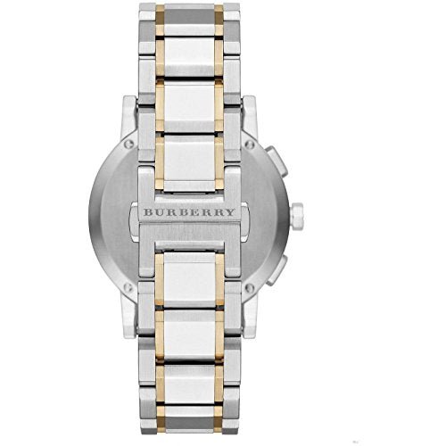 Burberry The City White Dial Two Tone Steel Strap Watch for Men - BU9751 Buy Now By Burberry