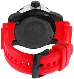 Emporio Armani Sportivo Quartz Black Dial Red Rubber Strap Watch For Men - AR6101 Buy Now By Emporio Armani