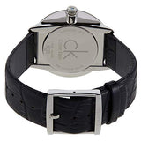 Calvin Klein Accent Black Dial Black Leather Strap Watch for Men - K2Y2X1CU Buy Now By Calvin Klein