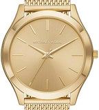 Michael Kors Slim Runway Quartz Gold Dial Gold Mesh Bracelet Watch For Women - MK8625 Buy Now By Michael Kors