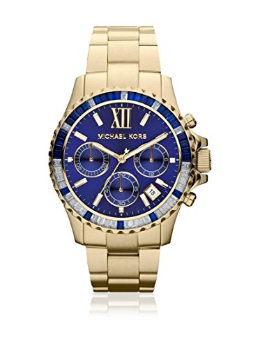 Michael Kors Everest Chronograph Blue Dial Gold Steel Strap Watch for Women - MK5754 Buy Now By Michael Kors