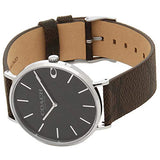 Coach Charles Black Dial Brown Leather Strap Watch for Women - 14602156 Buy Now By Coach