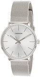 Calvin Klein White Dial Silver Mesh Bracelet Watch for Women - K8M21126 Buy Now By Calvin Klein