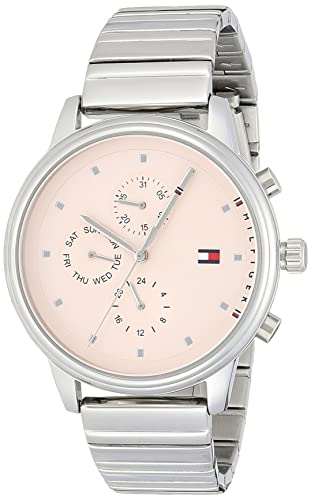 Tommy Hilfiger Blake Pink Dial Silver Steel Strap Watch for Women - 1781904 Buy Now By Tommy Hilfiger