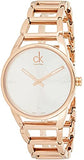 Calvin Klein Stately White Dial Gold Steel Strap Watch for Women - K3G2362W Buy Now By Calvin Klein