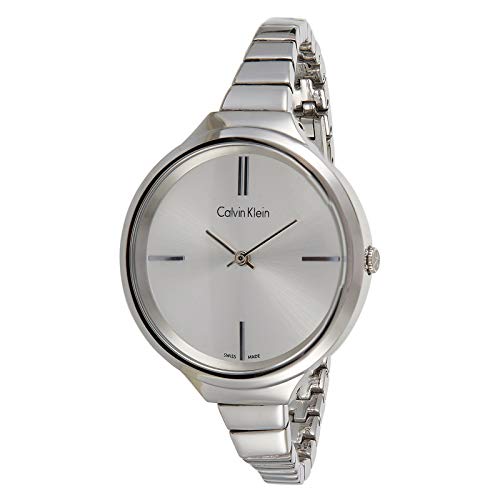 Calvin Klein Lively Silver Dial Silver Steel Strap Watch for Women - K4U23126 Buy Now By Calvin Klein