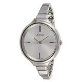 Calvin Klein Lively Silver Dial Silver Steel Strap Watch for Women - K4U23126 Buy Now By Calvin Klein