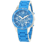 Marc Jacobs Rock Chronograph Blue Dial Blue Silicone Strap Watch for Women - MBM2575 Buy Now By Marc Jacobs