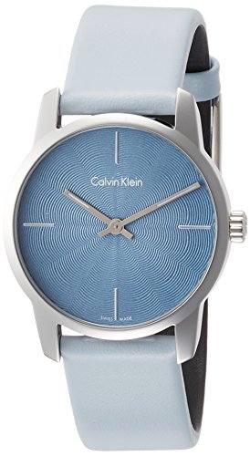 Calvin Klein City Blue Dial Blue Leather Strap Watch for Women - K2G231VN Buy Now By Calvin Klein