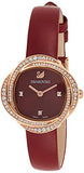 Swarovski Crystal Flower Red Dial Red Leather Strap Watch for Women - 5552780 Buy Now By Swarovski