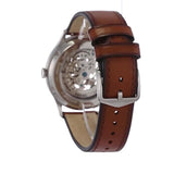 Fossil Forrester Automatic Skeleton Grey Dial Brown Leather Strap Watch for Men - ME3178 Buy Now By Fossil