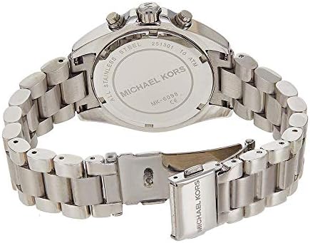 Michael Kors Bradshaw Chronograph Blue Dial Silver Steel Strap Watch For Women - MK6098 Buy Now By Michael Kors