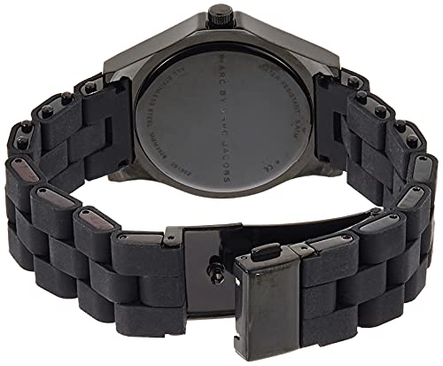 Marc Jacobs Pelly Black Dial Black Silicone Strap Watch for Women - MBM2528 Buy Now By Marc Jacobs