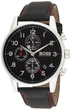 Hugo Boss Navigator Black Dial Black Leather Strap Watch for Men - 1513535 Buy Now By Hugo Boss
