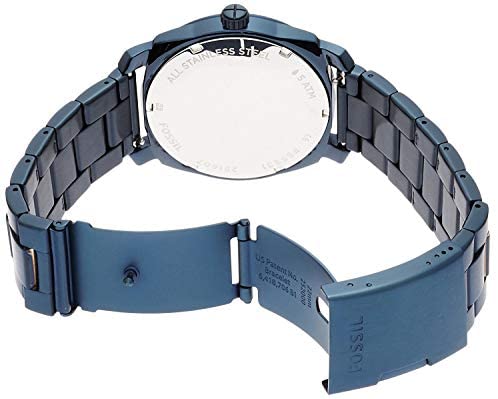 Fossil Machine Blue Dial Blue Steel Strap Watch for Men - FS5231 Buy Now By Fossil