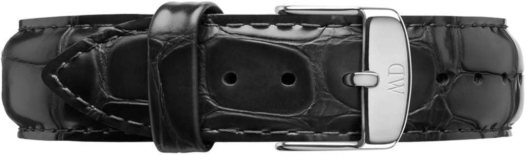 Daniel Wellington Dapper Reading Quartz White Dial Black Leather Strap Watch For Women - DW00100117 Buy Now By Daniel Wellington