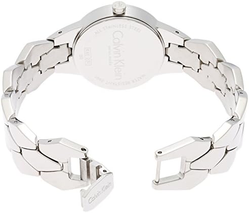 Calvin Klein Snake Black Dial Silver Steel Strap Watch For Women - K6E23141 Buy Now By Calvin Klein