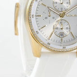 Michael Kors Hadyn Chronograph White Dial White Rubber Strap Watch for Women - MK7484 Buy Now By Michael Kors