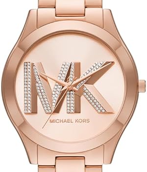 Michael Kors Slim Runway Analog Rose Gold Dial Rose Gold Steel Strap Watch For Women - MK4733 Buy Now By Michael Kors
