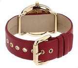 Marc Jacobs Amy Red Dial Burgundy Leather Strap Watch for Women - MBM1152 Buy Now By Marc Jacobs