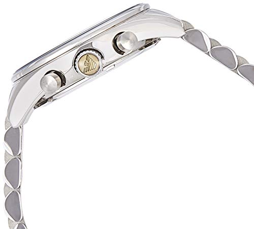 Emporio Armani Sportivo Chronograph Black Dial Silver Steel Strap Watch For Men - AR5984 Buy Now By Emporio Armani