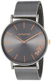 Coach Perry Grey Dial Grey Mesh Bracelet Watch for Women - 14503127 Buy Now By Coach
