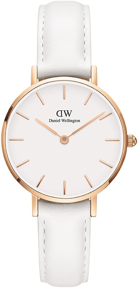Daniel Wellington Petite White Dial White Leather Strap Watch For Women - DW00100249 Buy Now By Daniel Wellington