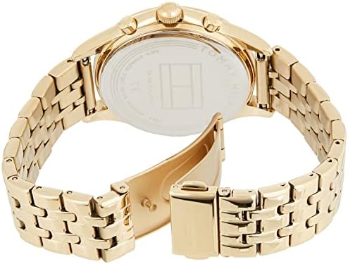 Tommy Hilfiger Whitney Chronograph Quartz Mother of Pearl White Dial Gold Steel Strap Watch For Women - 1782121 Buy Now By Tommy Hilfiger