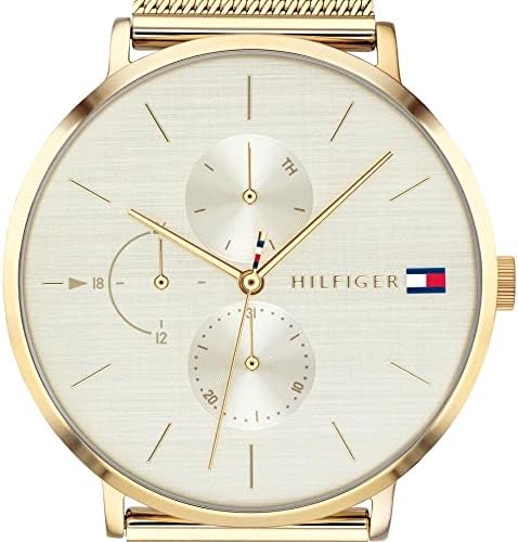 Tommy Hilfiger Jenna Quartz White Dial Gold Mesh Bracelet Watch For Women - 1781943 Buy Now By Tommy Hilfiger