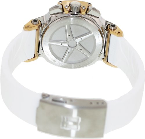 Tissot T Race Chronograph White Dial White Rubber Strap Watch for Women - T048.217.27.017.00 Buy Now By Tissot
