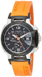 Tissot T Race Chronograph Black Dial Orange Rubber Strap Watch for Women - T048.217.27.057.00 Buy Now By Tissot