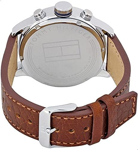 Tommy Hilfiger Jackson Multi-Function Silver Dial Brown Leather Strap Watch for Men - 1791239 Buy Now By Tommy Hilfiger