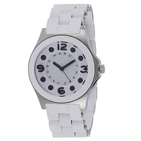 Marc Jacobs Pelly White Dial White Silicone Strap Watch for Women - MBM2503 Buy Now By Marc Jacobs