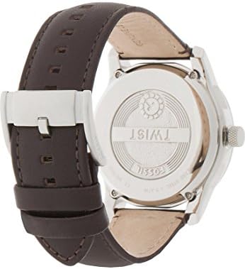 Fossil Twist Chronograph Multifunction Taupe Dial Brown Leather Strap Watch for Men - ME1098 Buy Now By Fossil