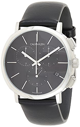 Calvin Klein Posh Black Dial Black Leather Strap Watch for Men - K8Q371C1 Buy Now By Calvin Klein