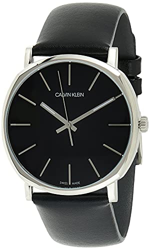 Calvin Klein Posh Black Dial Black Leather Strap Watch for Men - K8Q311C1 Buy Now By Calvin Klein