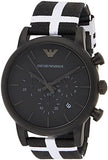 Emporio Armani Classic Black Dial Black Leather Strap Watch For Men - AR1860 Buy Now By Emporio Armani